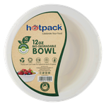Hotpack  Bio Degradable Paper Pulp Bowl 