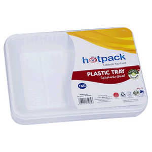 صينية بلاستيك مستطيلة