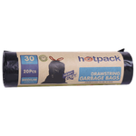 Hotpack Drawstring Garbage Bag Roll Heavy Duty  