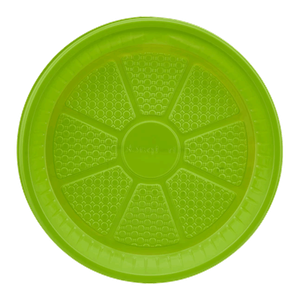 أطباق بلاستيك ملونة – متعدد الألوان