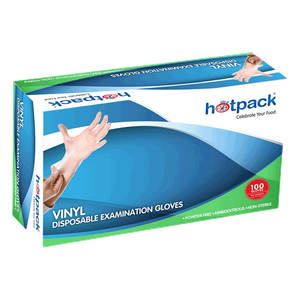 Hotpack Powder Free Vinyl Gloves  