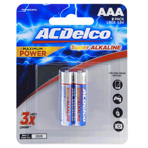 ACDelco Alkaline AAA Batteries