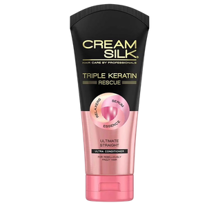 Cream Silk Tri-Keratin Straight 
