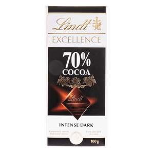 Lindt Excellence 70 % Cocoa Dark Chocolate 
