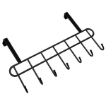 Home Basics Metal Clothes Towel Hanger Door Shelf