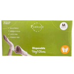 Passage Medium Vinyl Gloves - Powder Free