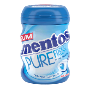 Mentos Sugarfree Chewing Gum Pure Fresh Bottle Freshmint