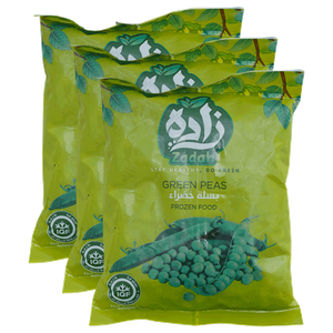 زاداه بازلاء خضراء مجمدة