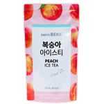 Caffee Bene Peach Ice Tea Pouch Drink