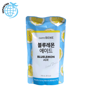 Caffee Bene Blue Lemonade Pouch Drink