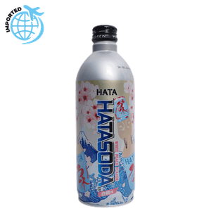 Hata Ramune Soda White Peach Bottle