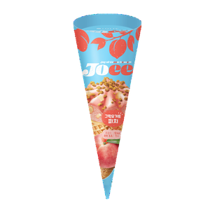 Lotte Greek Yogurt Peach Cone Ice