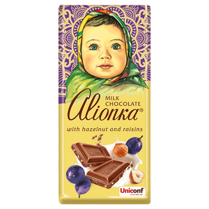 Alionka Milk Choco Hazelnut Raisins