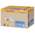 ليبيرو كومفورت 5 حفاضات مفتوحة (علبة ثلاثية)