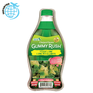 Gummy Rush Fizzy Lime Bottles Tub