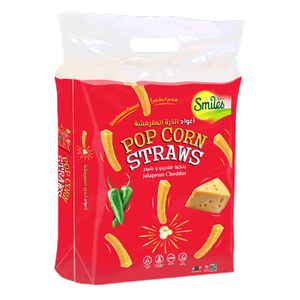 Smiles Pop Corn Straw Jalapeno Cheddar