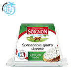 Soignon Spreadable Goat Cheese Pyramid Garlic & Herbs 