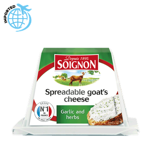 Soignon Spreadable Goat Cheese Pyramid Garlic & Herbs 