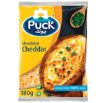 Puck Cheddar Shredded Cheese