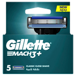 Gillette Mach3+ Men's Refillable Razor - 5 Blade Refills