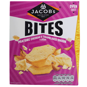 Jacob's Bites Mature Cheddar & Onion