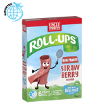 Uncle Tobys Roll-Ups Fruit Snack Fun Prints Strawberry