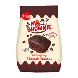 Mr. Brownie Chocolate Brownies with Belgian Chocolate