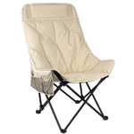 High-Back Moon Chair with Adjustable Back