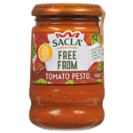 بيستو أحمر خالي من