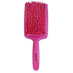 Bows & Dots Micro Fiber Hair Brush - Pink