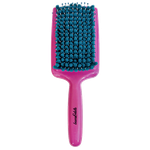 Bows & Dots Micro Fiber Hair Brush - Pink & Blue