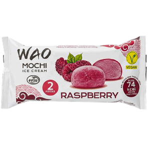 Wao Raspberry Mochi Ice Cream