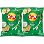 ليز كريمة حامضة وبصل