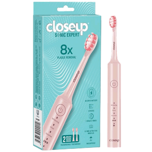 Closeup Sonic Expert Rechargeable Toothbrush - Pink