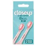 Closeup Sonic Expert Toothbrush Refill Brush Heads - Pink