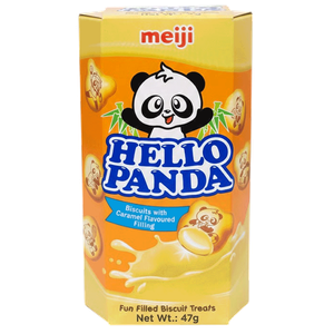 Meiji Hello Panda Cream Caramel Biscuit