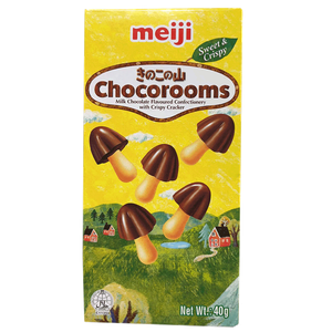 Meiji Chocorooms Milk Chocolate Biscuit