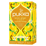 Pukka Herbs Organic Lemon, Ginger & Manuka Honey Herbal Tea