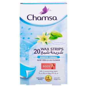 شرائح الشمع للبشرة الحساسة من شمسا