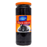 American Garden Pitted Balck Olives