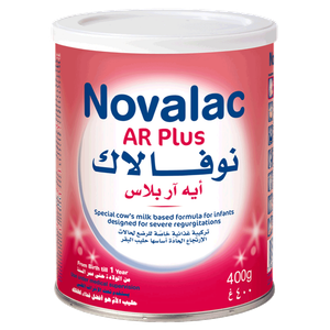 Novalac AR Plus, Anti-Regurgitation Infant Milk Formula, 0-12 Months
