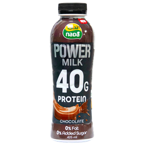 Nada Power Milk 40 G Protein, 0% Fat, 0% Added Sugar – Chocolate