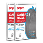 Papco 55 Gallons Garbage Bags - 110 x 85 cm