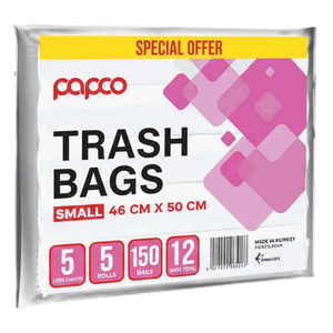 Papco 5 Gallons Trash Bag