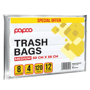 Papco 8 Gallons Trash Bag