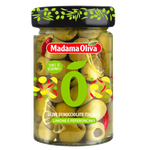 Madama Greek Lemon & Chilli Pepper Pitted Green Olive 