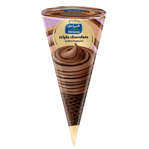Almarai Double Chocolate Ice Cream Cone