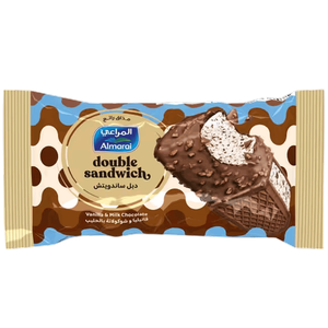 Almarai Double Vanilla Cookies Sandwich Ice Cream