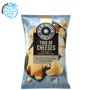 Red Rock Deli Trio of Cheeses Potato Chips (Brie, Cheddar, Parmesan)