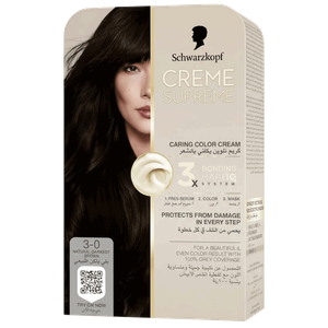 Schwarzkopf Natural Darkest Brown Color Cream Kit - No. 3